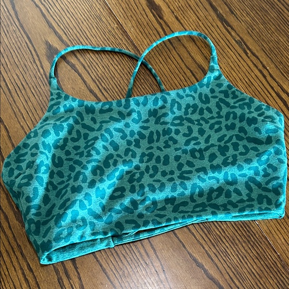 Bombshell Sportswear Other - Emerald Green Cheetah CrossFit bra